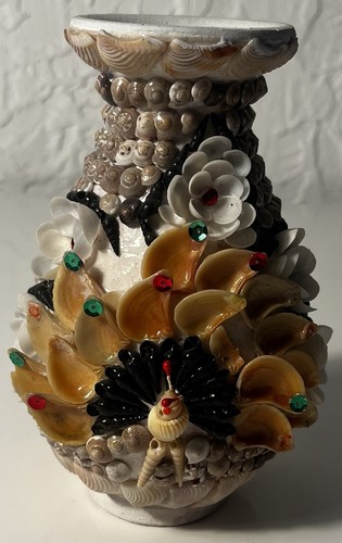 Vase coquillages vintage - , déco