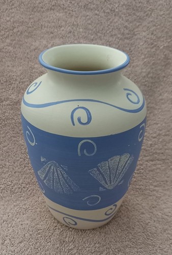 Vase céramique bleu - vase, déco